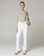 White Bootcut Flare Trousers | The Venezia
