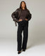 Black Wide Palazzo Trousers | The Sira