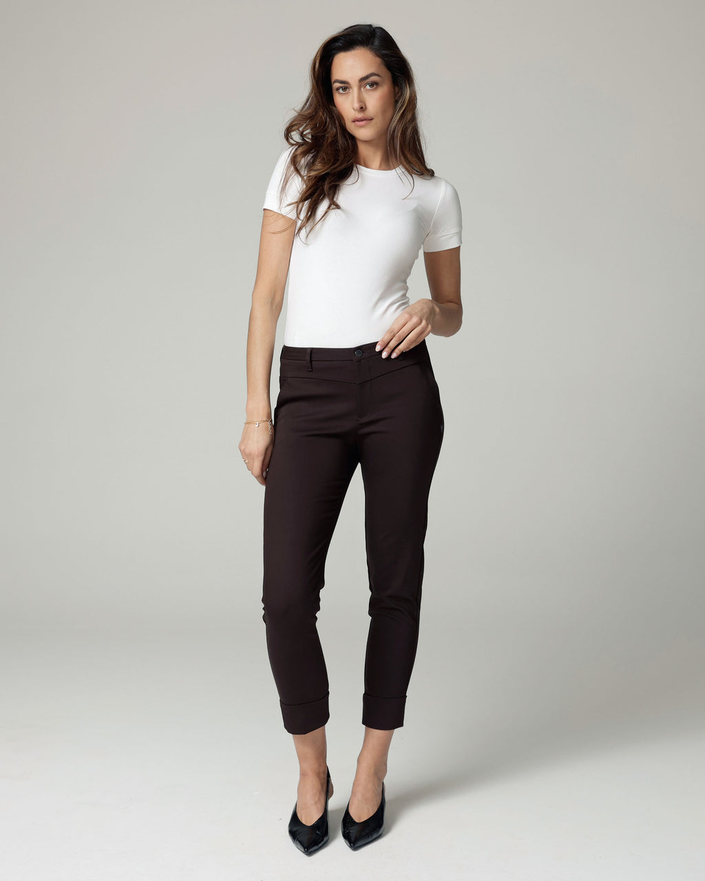 Dark Brown Chinos | The Lola