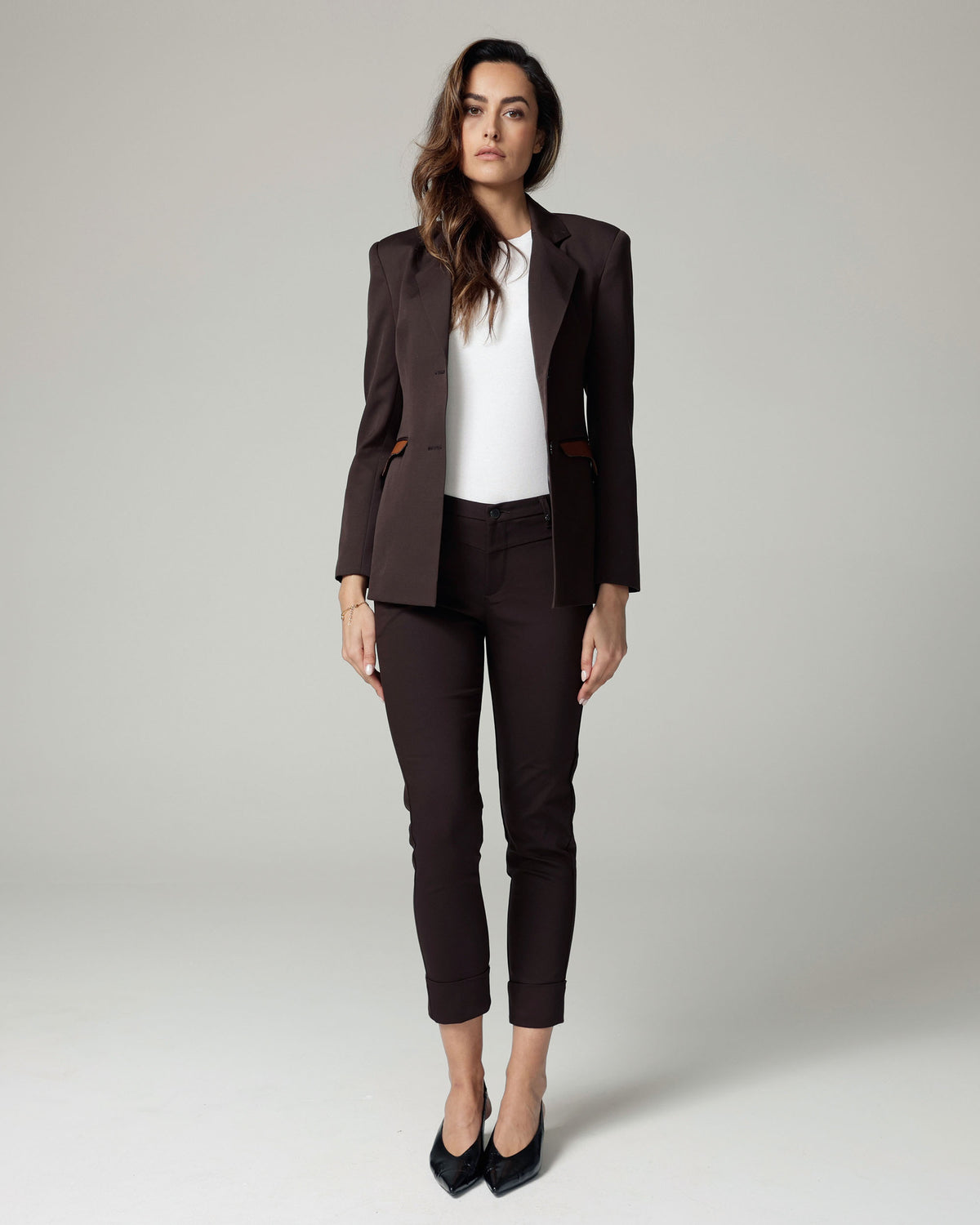 Dark Brown Chinos | The Lola