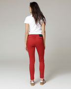 Dark Red Tapered Chinos | The Venice