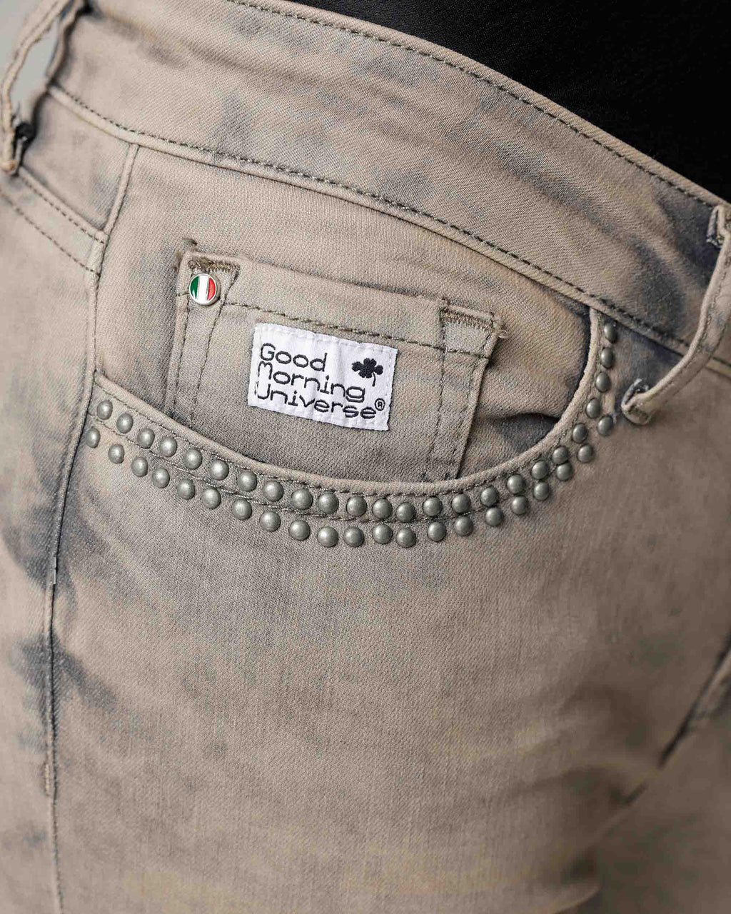Vintage-Look Camel Skinny Jeans | The Tesla