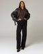 Black Wide Palazzo Trousers | The Sira