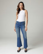 Super Vintage Blue Flare High-Rise Jeans | The Catania