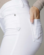 White Bootcut Flare Trousers | The Venezia