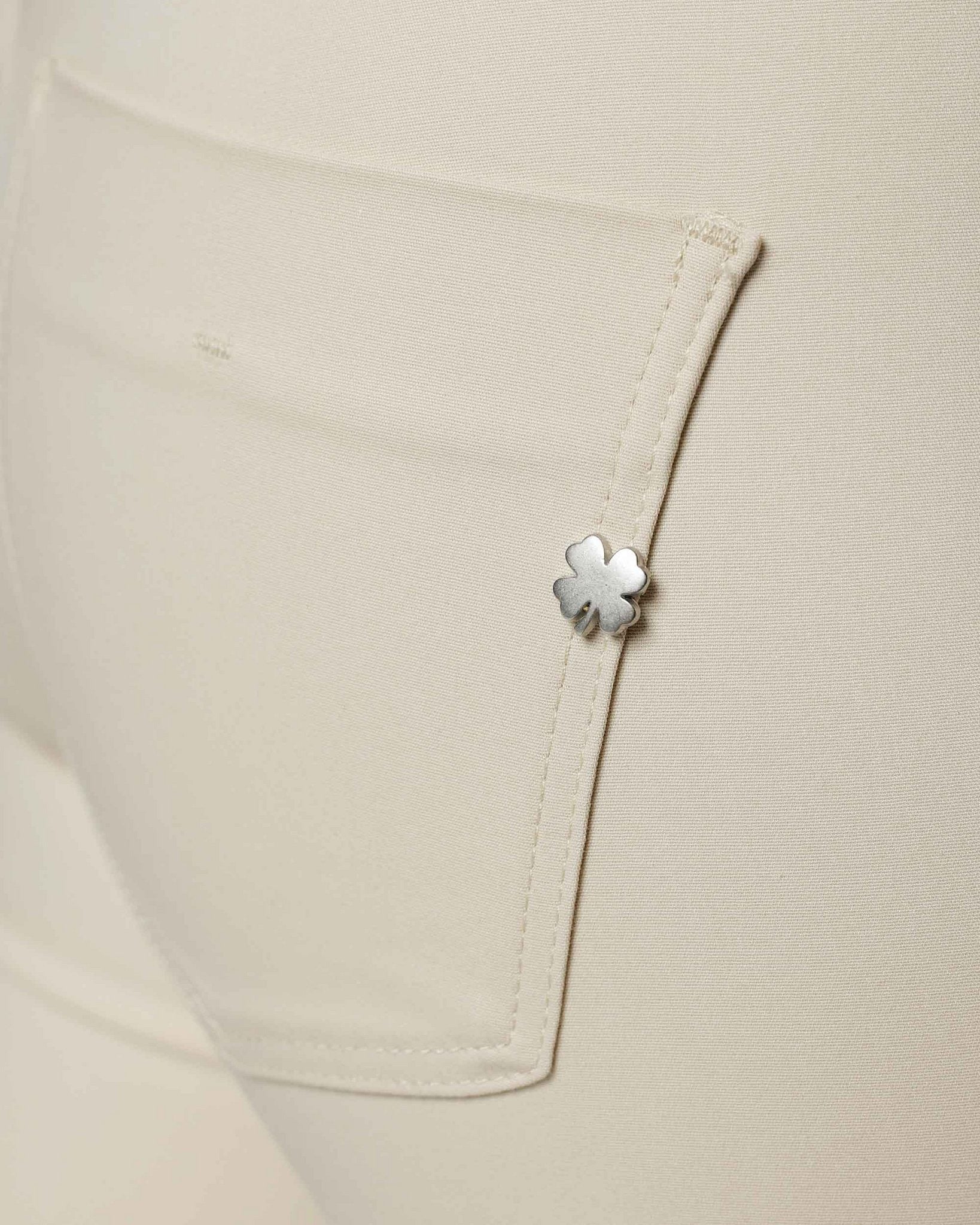 Cream Skinny Trousers | The Amara