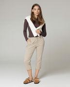 Beige 3/4 Chino Trousers | The Naples