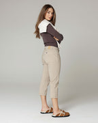 Beige 3/4 Chino Trousers | The Naples