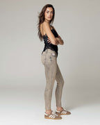 Vintage-Look Camel Skinny Jeans | The Tesla