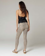 Vintage-Look Camel Skinny Jeans | The Tesla
