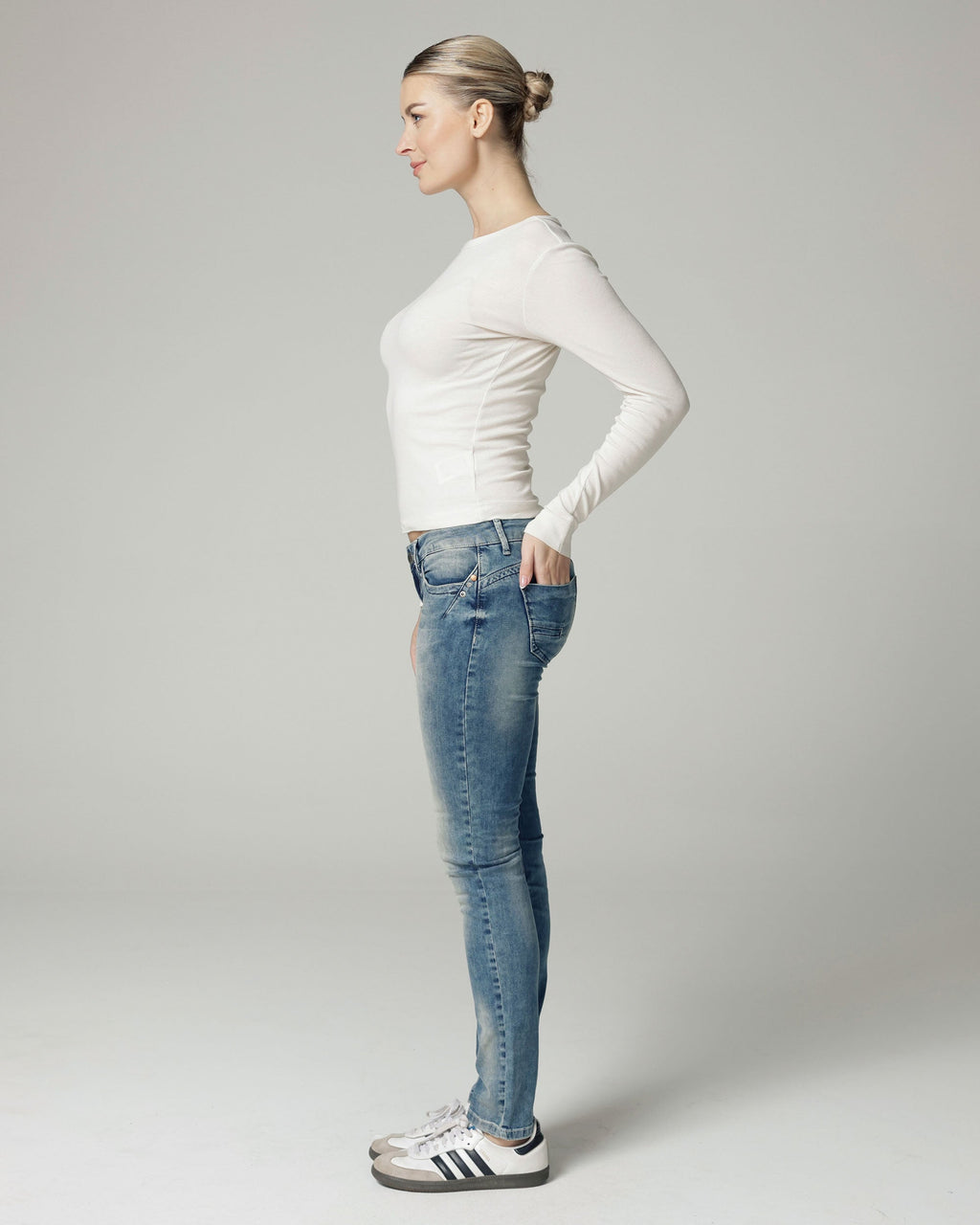 Used Effect Wash Slim Jeans | The Sun