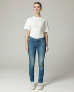 Light Mid Blue Vintage Slim Jeans | The Nelly