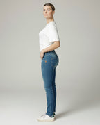 Light Mid Blue Vintage Slim Jeans | The Nelly