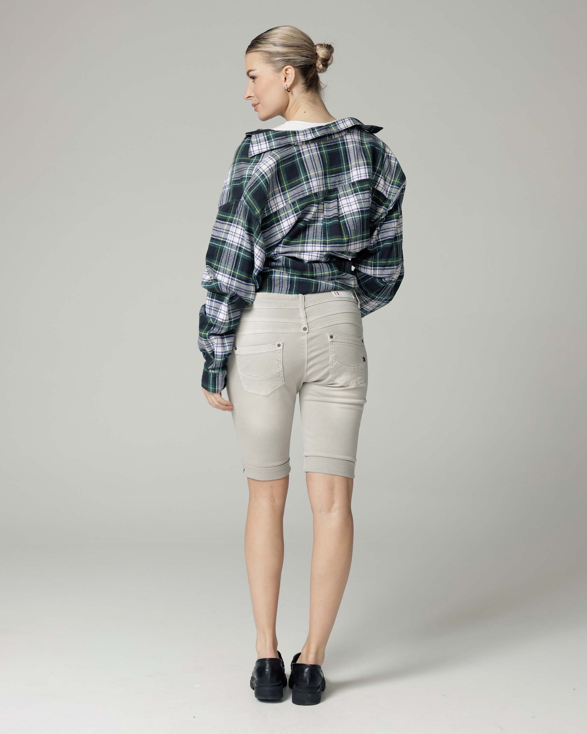 Grey Bermuda Shorts | The Lisa