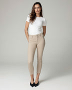 Sand Skinny Trousers | The Amara