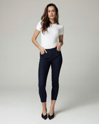 Navy Skinny Trousers | The Amara