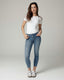Blue Grey Vintage Repaired Skinny Jeans | The Harley