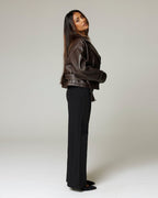 Black Wide Palazzo Trousers | The Sira