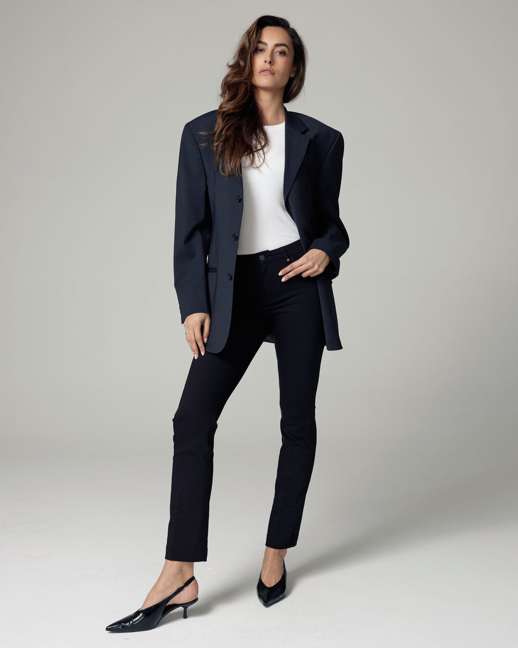 Black Bootcut Trousers | The Venezia