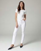 White Bootcut Flare Trousers | The Venezia