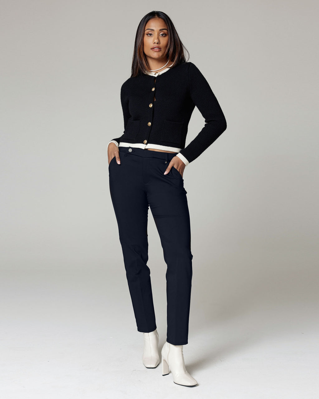 Navy Chinos | The Latina