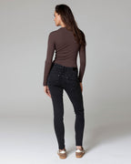 Blue Black Skinny Jeans | The Manuela