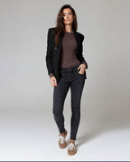 Blue Black Skinny Jeans | The Manuela