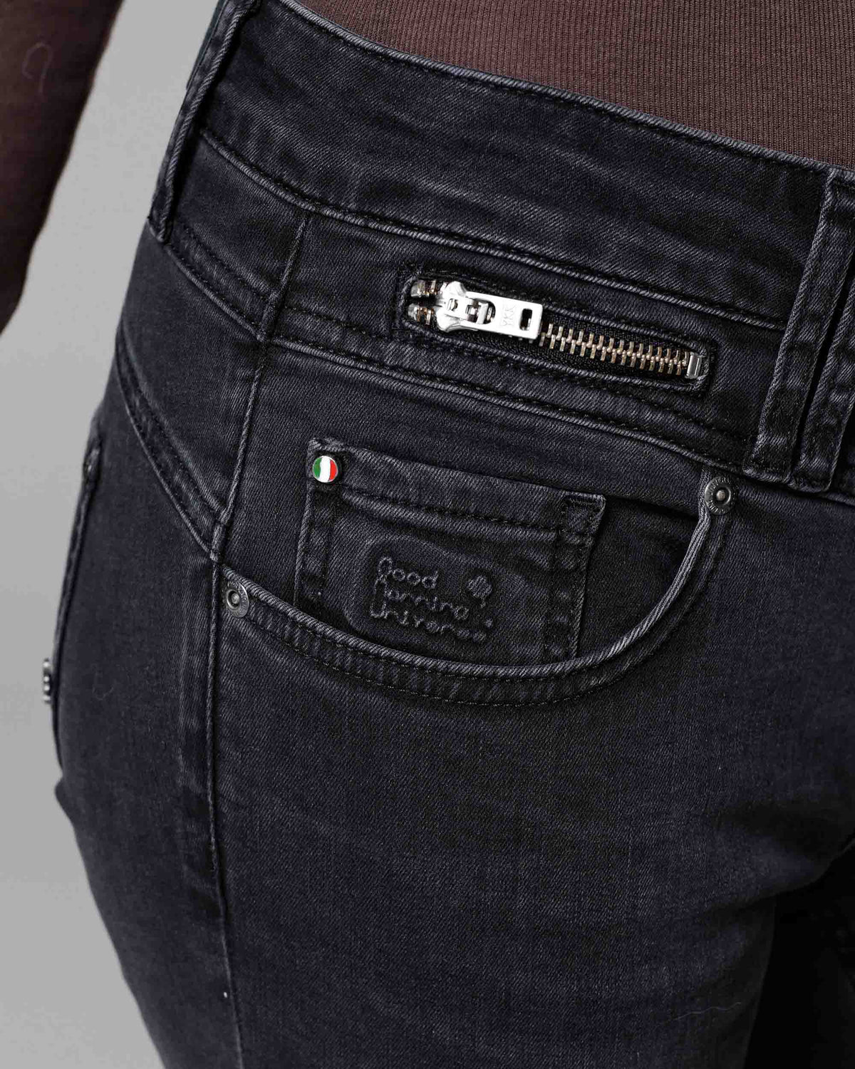 Blue Black Skinny Jeans | The Manuela