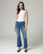 Super Vintage Blue Flare High-Rise Jeans | The Catania