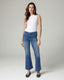 Super Vintage Blue Flare High-Rise Jeans | The Catania